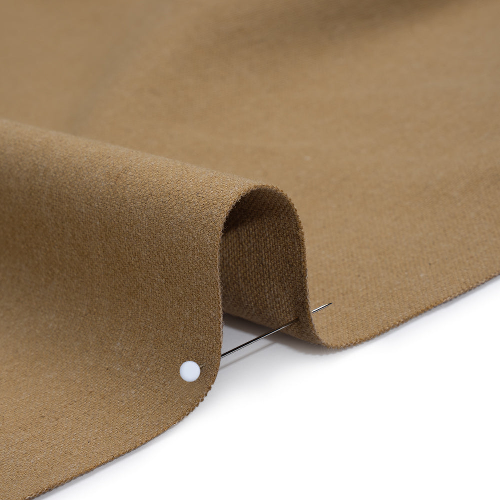 Double Wide Brushed Cotton and Linen Woven - Hessian - British Imported - Detail Double Wide Brushed Cotton and Linen Woven - Hessian - British Imported - Detail