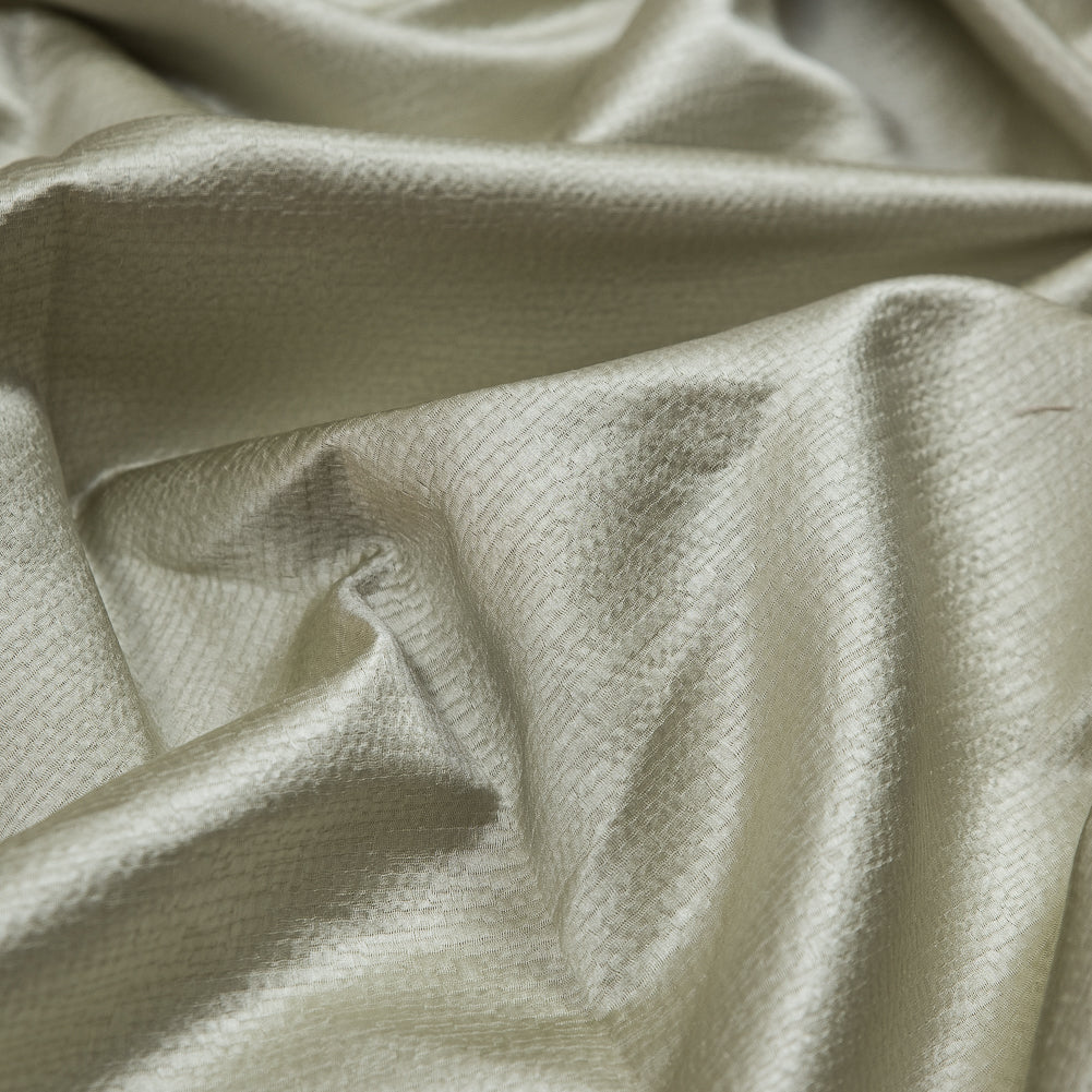 Luminous Textural Polyester Woven - Pistachio - British Imported Detail Luminous Textural Polyester Woven - Pistachio - British Imported Detail