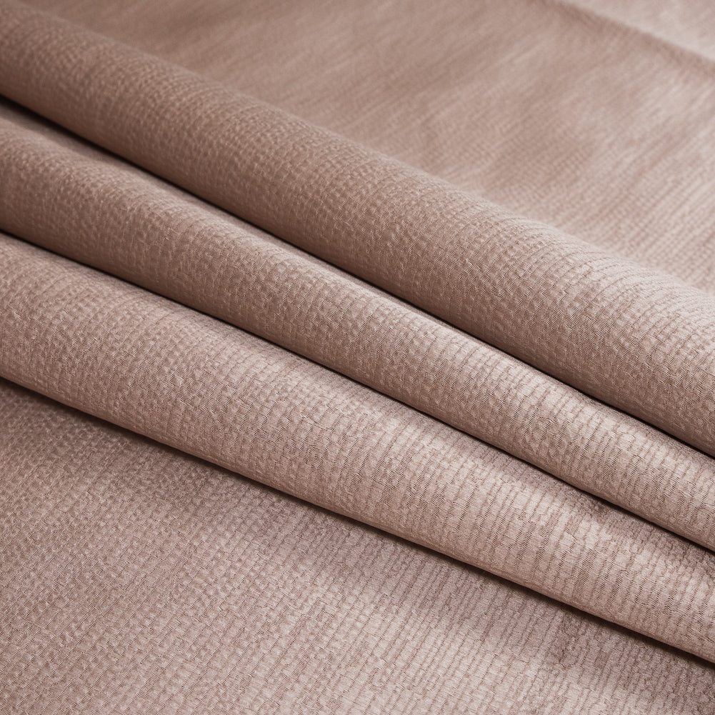 Luminous Textural Polyester Woven - Rose - British Imported Folded Luminous Textural Polyester Woven - Rose - British Imported Folded
