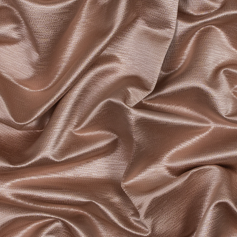 Luminous Textural Polyester Woven - Rose - British Imported Luminous Textural Polyester Woven - Rose - British Imported