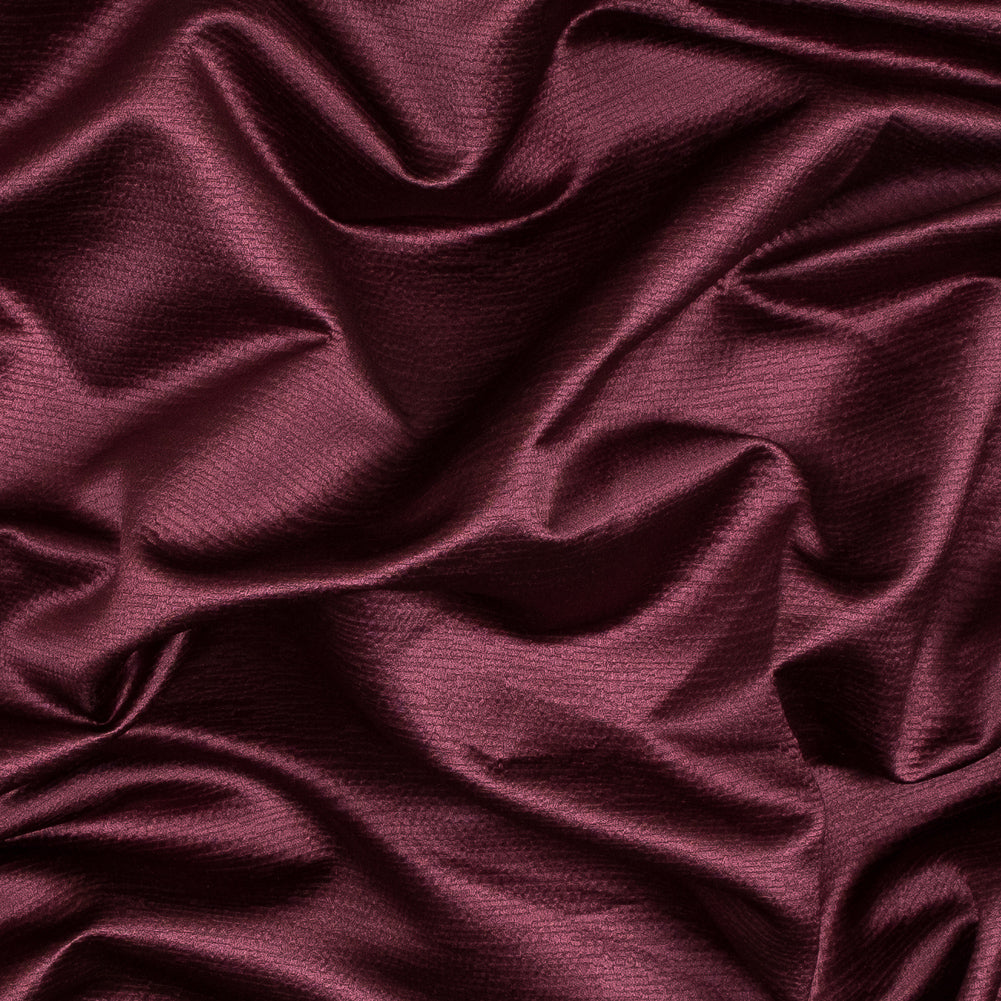 British Mulberry Luminous Textural Polyester Woven British Mulberry Luminous Textural Polyester Woven