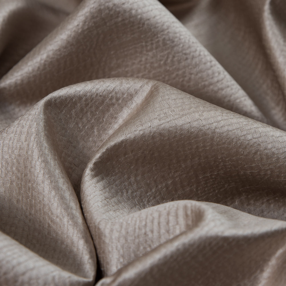 Luminous Textural Polyester Woven - Shell - British Imported Detail Luminous Textural Polyester Woven - Shell - British Imported Detail