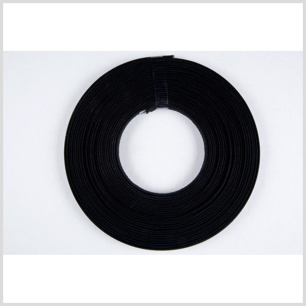 Black Fabric Covered Boning - 0.25" Black Fabric Covered Boning - 0.25"