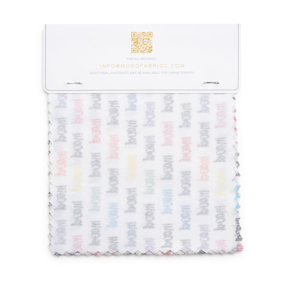 Fabric Swatch Booklet for Custom Printing - Cotton, Linen, Viscose Detail Fabric Swatch Booklet for Custom Printing - Cotton, Linen, Viscose Detail