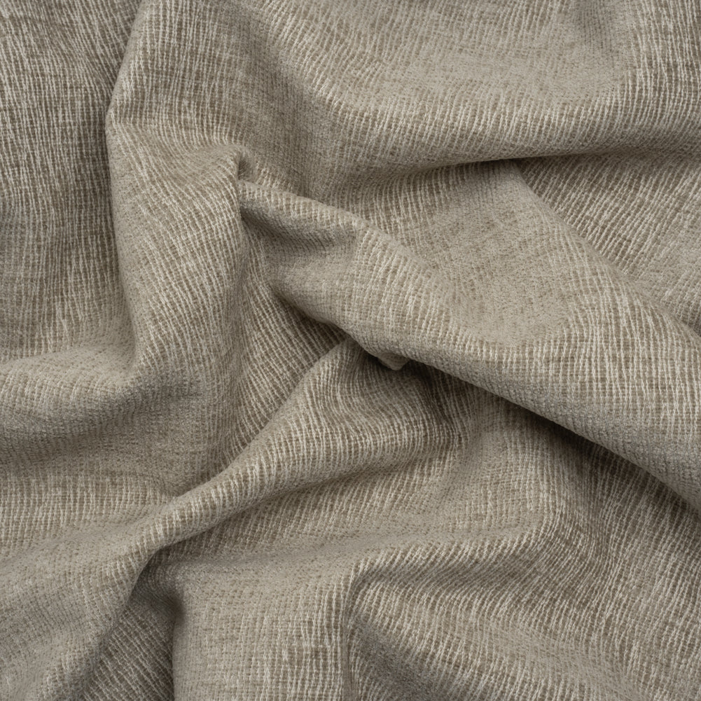 Chenille Upholstery Woven with Latex Backing - Chrome - Lovell Collection Chenille Upholstery Woven with Latex Backing - Chrome - Lovell Collection