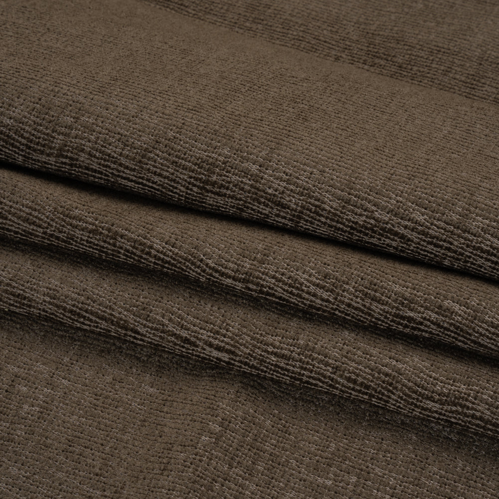 Chenille Upholstery Woven with Latex Backing - Obsidian - Lovell Collection Folded Chenille Upholstery Woven with Latex Backing - Obsidian - Lovell Collection Folded