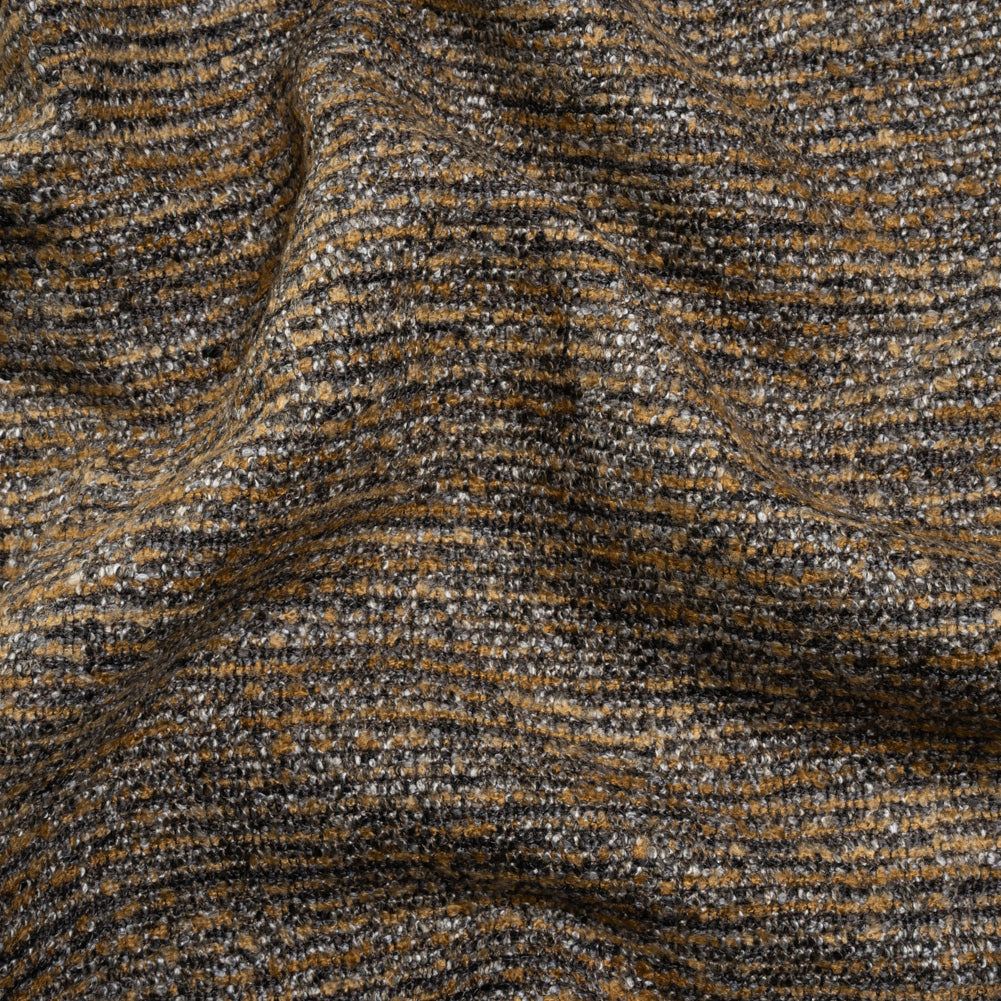 Upholstery Boucle - Walnut Stripes - Valemount Collection Upholstery Boucle - Walnut Stripes - Valemount Collection