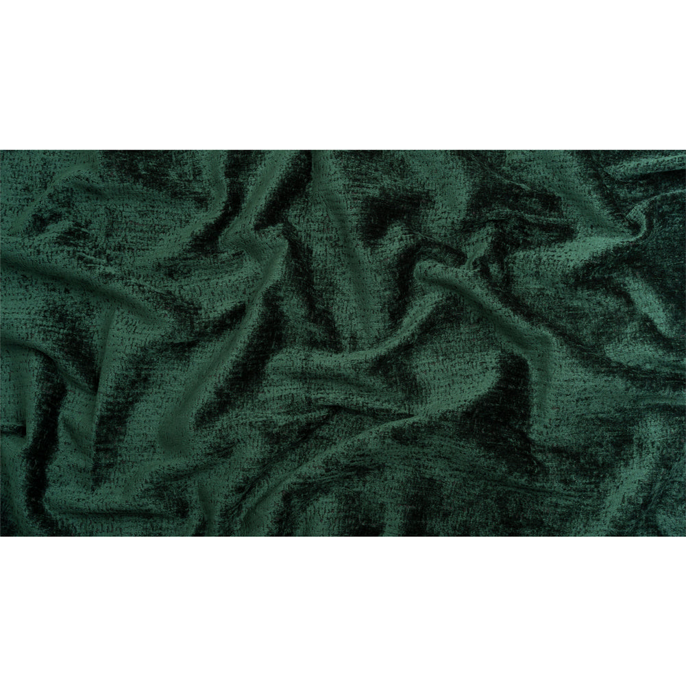 Textured Upholstery Chenille - Emerald - Odie Collection Full Textured Upholstery Chenille - Emerald - Odie Collection Full