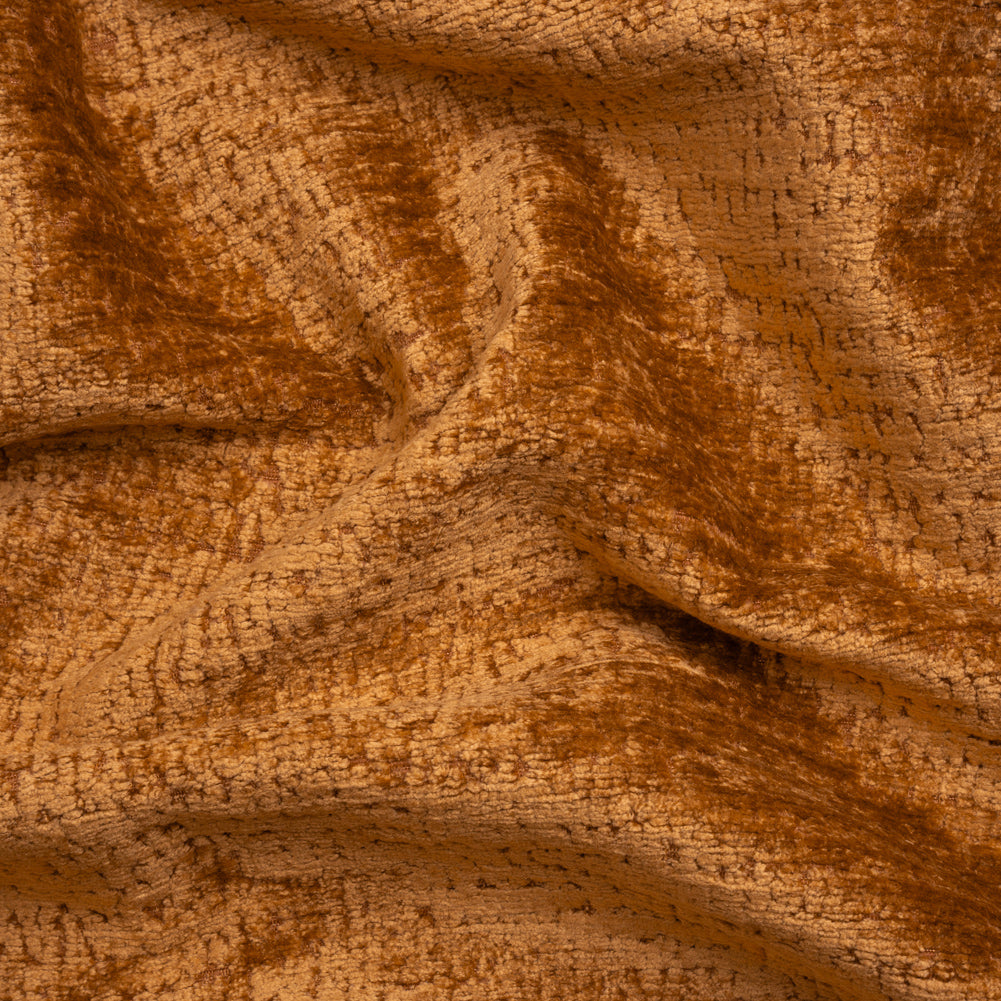 Textured Upholstery Chenille - Pumpkin - Odie Collection Textured Upholstery Chenille - Pumpkin - Odie Collection