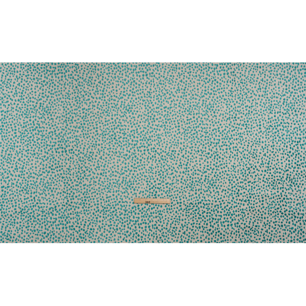 Upholstery Chenille - Aqua Spotted - Piperhill Collection Full Upholstery Chenille - Aqua Spotted - Piperhill Collection Full