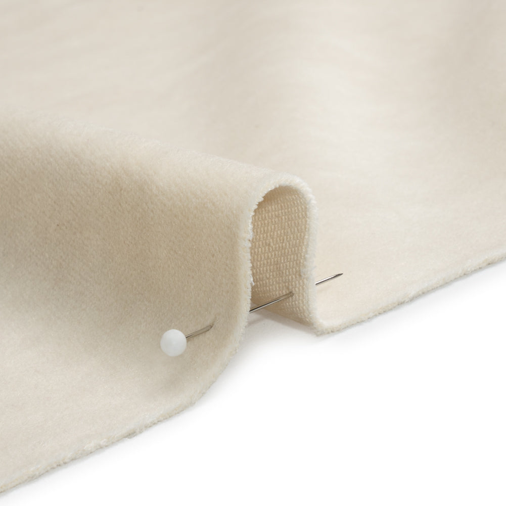 Cotton and Polyester Upholstery Velvet - Creme - Banton Collection Detail Cotton and Polyester Upholstery Velvet - Creme - Banton Collection Detail