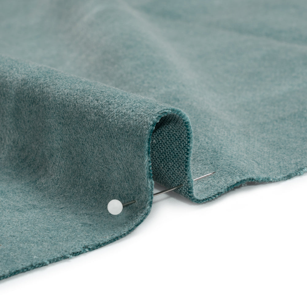 Cotton and Polyester Upholstery Velvet - Ocean - Banton Collection Detail Cotton and Polyester Upholstery Velvet - Ocean - Banton Collection Detail