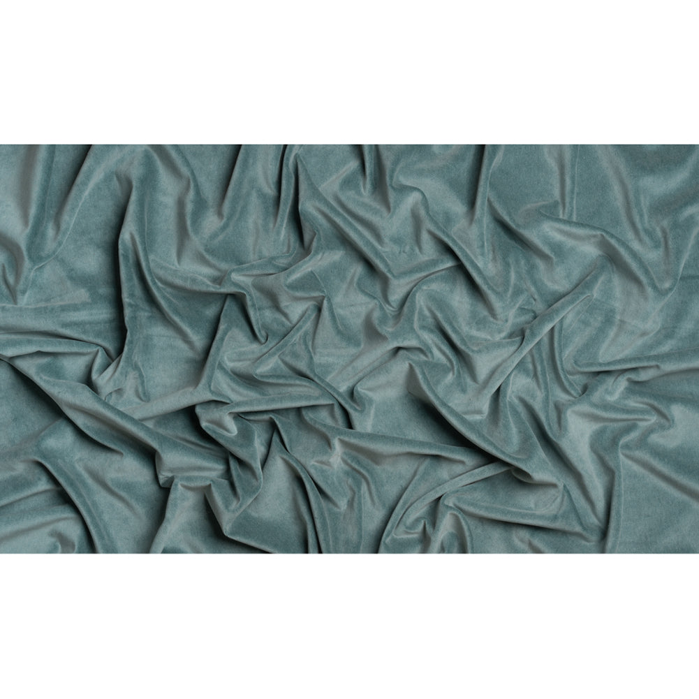 Cotton and Polyester Upholstery Velvet - Ocean - Banton Collection Full Cotton and Polyester Upholstery Velvet - Ocean - Banton Collection Full