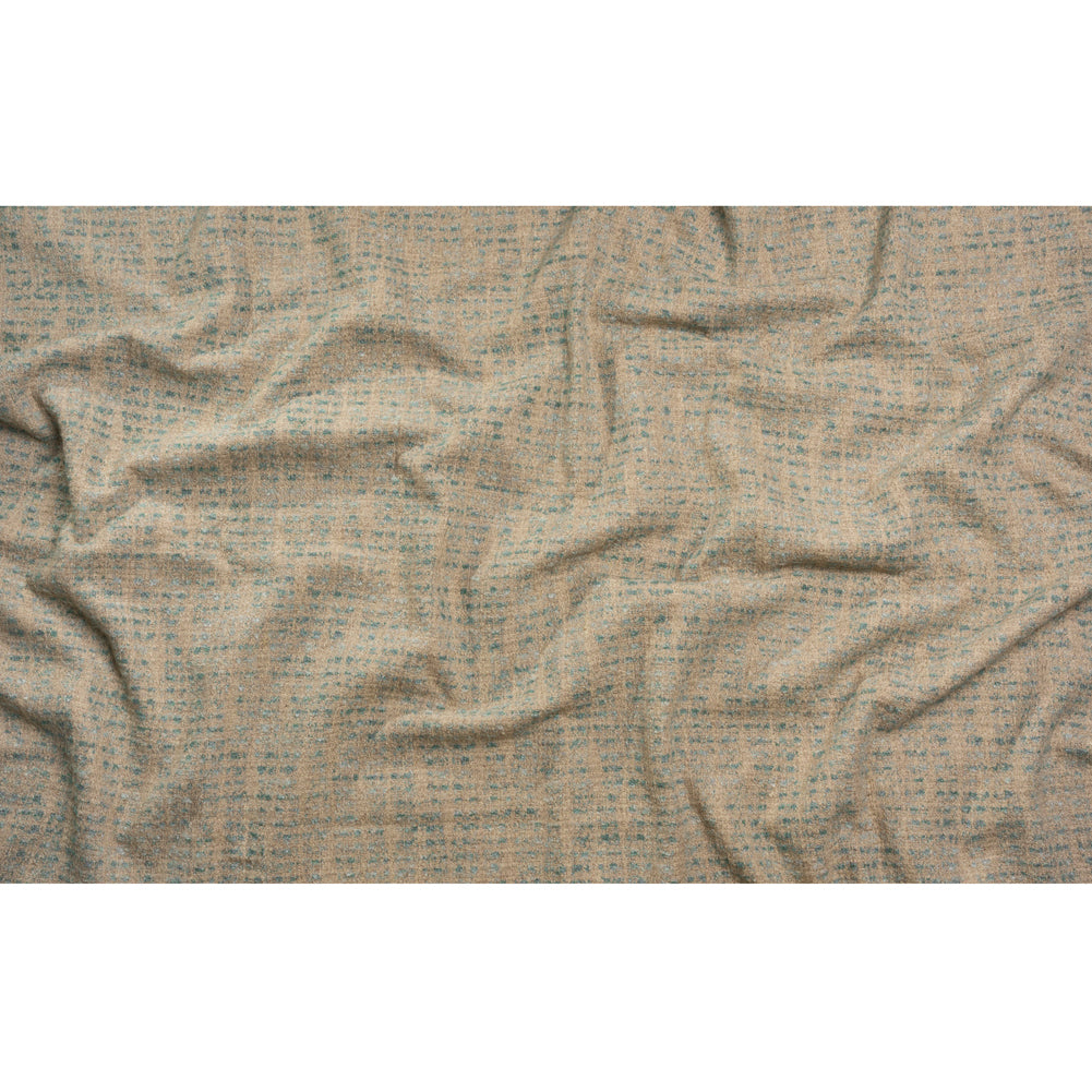 Tweedy Upholstery Boucle - Aqua - Torlea Collection Full Tweedy Upholstery Boucle - Aqua - Torlea Collection Full