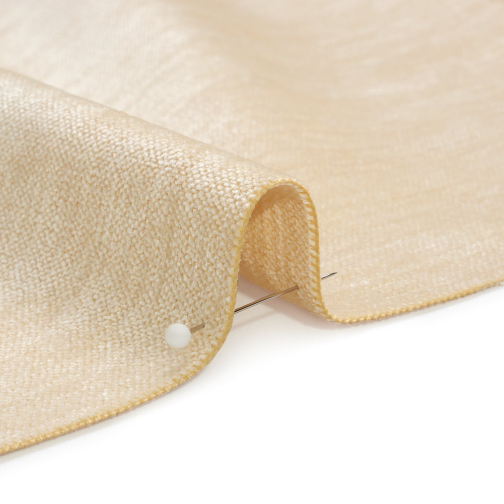 Upholstery Chenille with Latex Backing - Bone - Tonnet Collection Detail Upholstery Chenille with Latex Backing - Bone - Tonnet Collection Detail