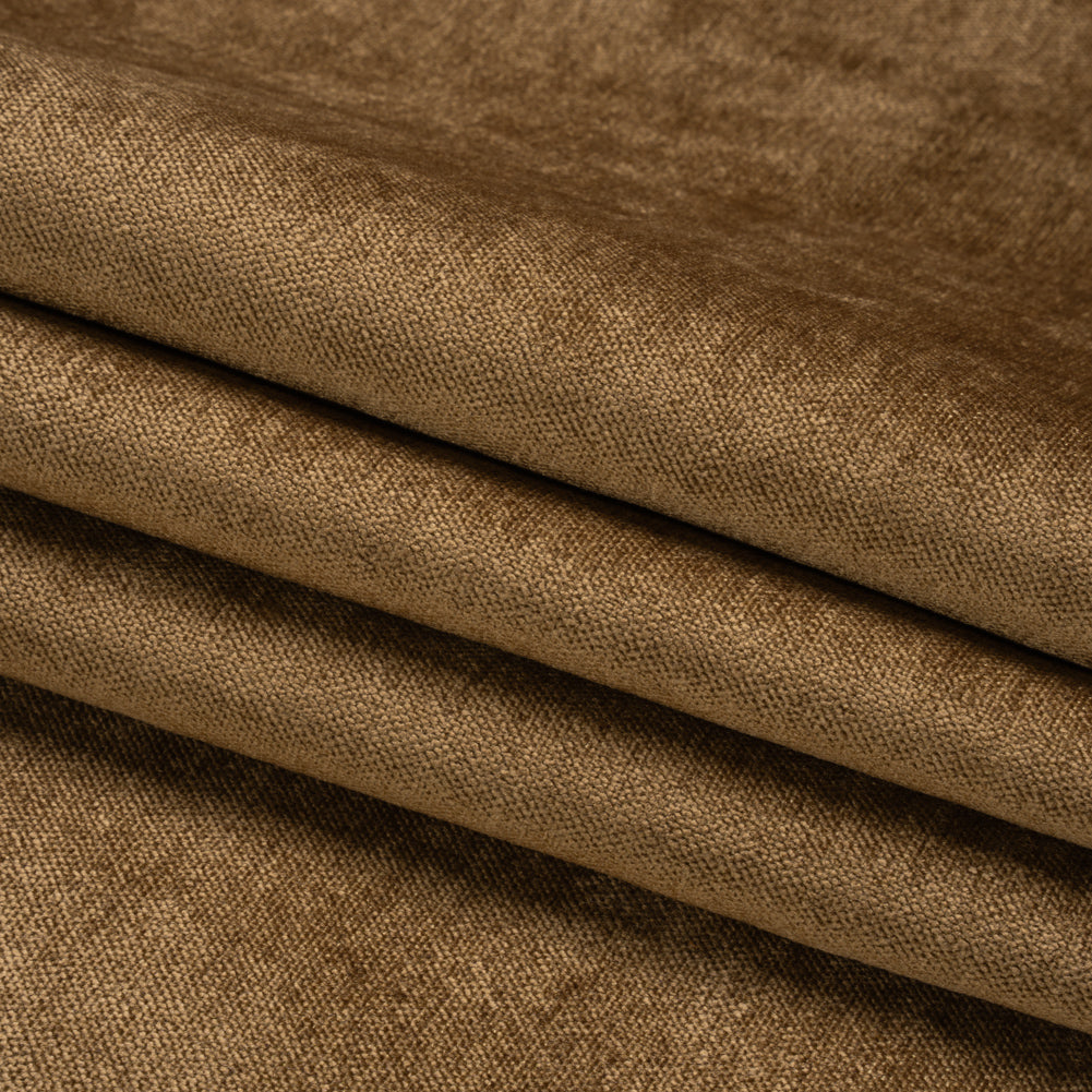 Upholstery Chenille with Latex Backing - Cocoa - Tonnet Collection Folded Upholstery Chenille with Latex Backing - Cocoa - Tonnet Collection Folded