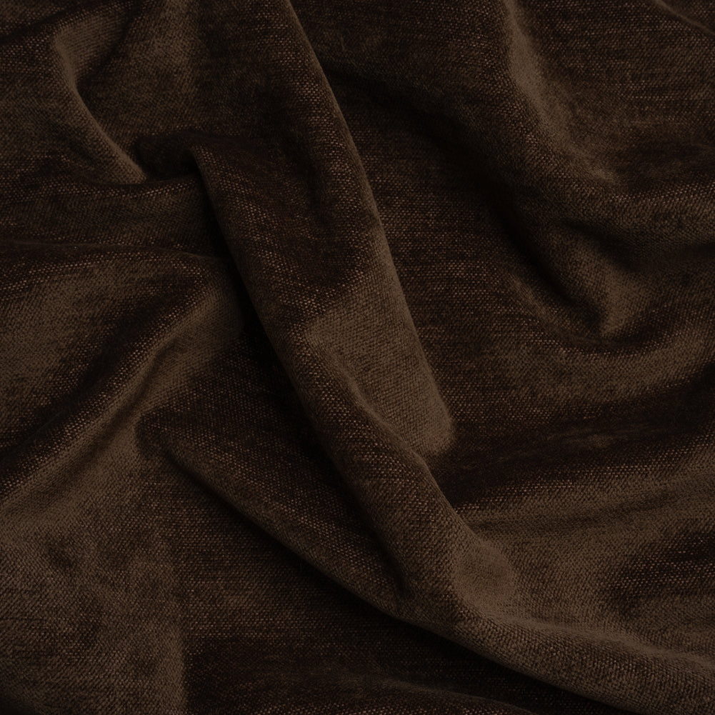 Upholstery Chenille with Latex Backing - Espresso - Tonnet Collection Upholstery Chenille with Latex Backing - Espresso - Tonnet Collection