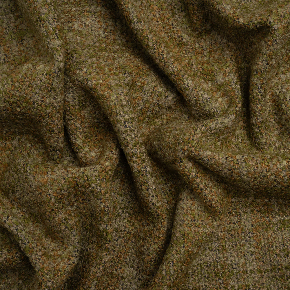 Tweed Upholstery Boucle with Latex Backing - Moss - Algrove Collection Tweed Upholstery Boucle with Latex Backing - Moss - Algrove Collection