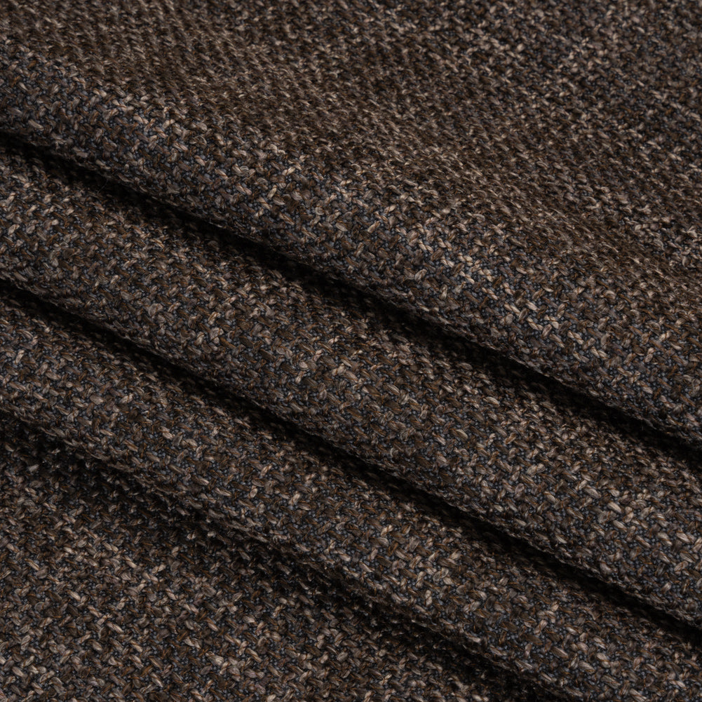 Vernon Chocolate Upholstery Tweed Folded Vernon Chocolate Upholstery Tweed Folded