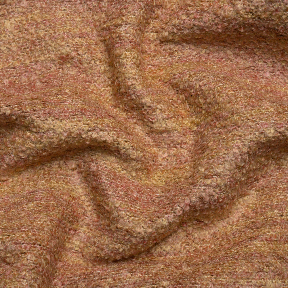 Plush Upholstery Boucle - Rose Quartz Striated - Avenir Collection Plush Upholstery Boucle - Rose Quartz Striated - Avenir Collection