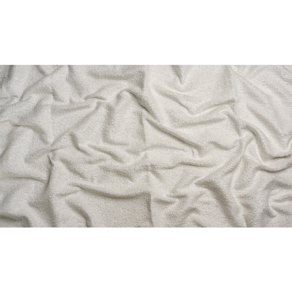 Plush Upholstery Boucle - Snow Striated - Avenir Collection Full Plush Upholstery Boucle - Snow Striated - Avenir Collection Full