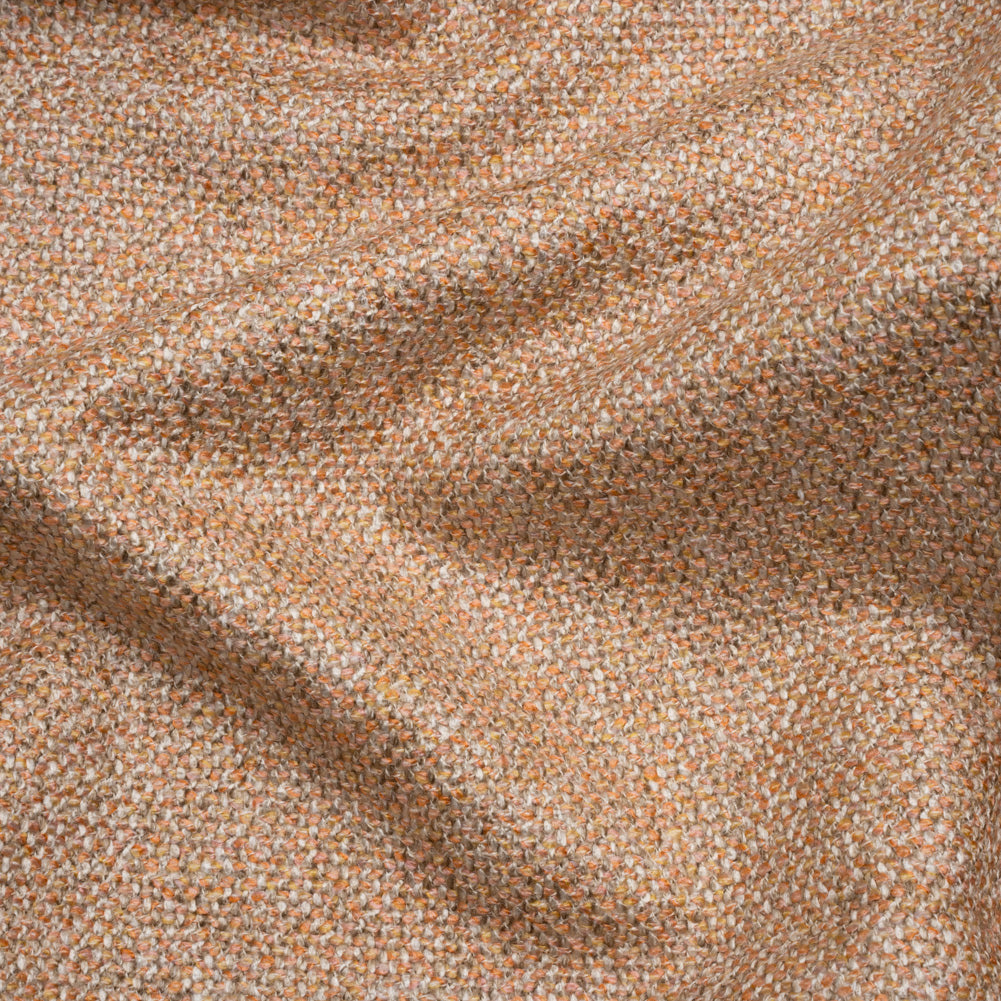 Upholstery Tweed with Latex Backing - Salmon - Wyverstone Collection Upholstery Tweed with Latex Backing - Salmon - Wyverstone Collection