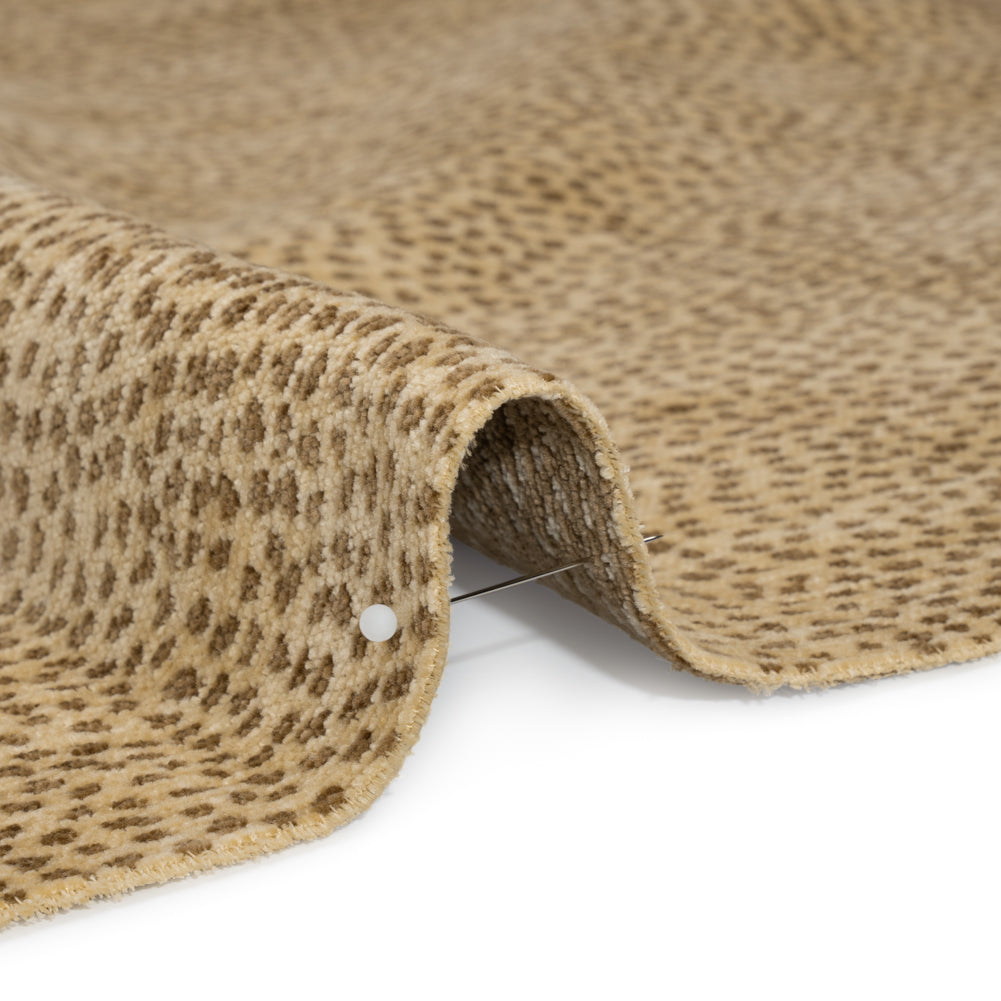 Upholstery Chenille - Nude Spotted - Remus Collection Detail Upholstery Chenille - Nude Spotted - Remus Collection Detail