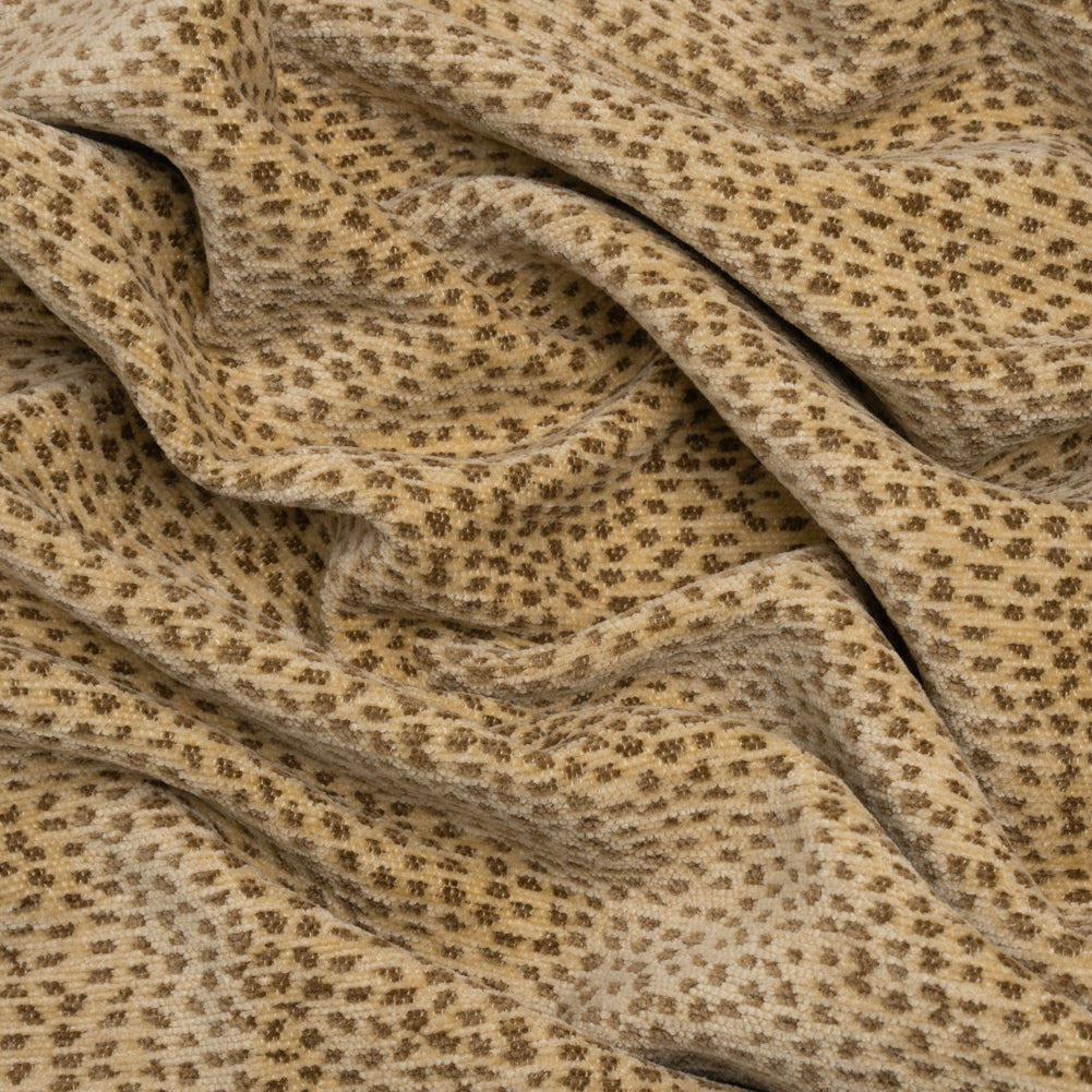 Upholstery Chenille - Nude Spotted - Remus Collection Upholstery Chenille - Nude Spotted - Remus Collection