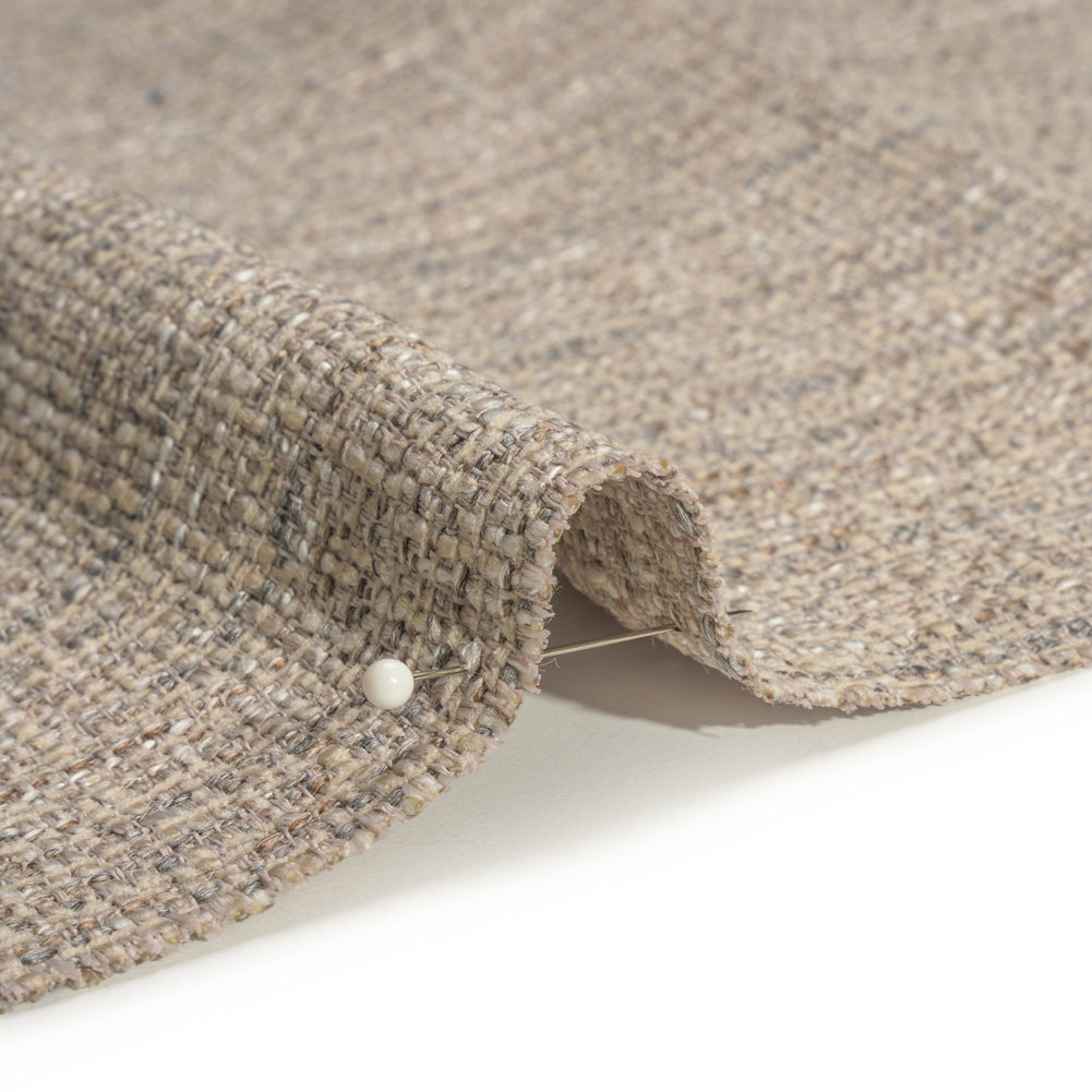 Tweed Upholstery Woven with Latex Backing - Haze - Heath Collection Detail Tweed Upholstery Woven with Latex Backing - Haze - Heath Collection Detail