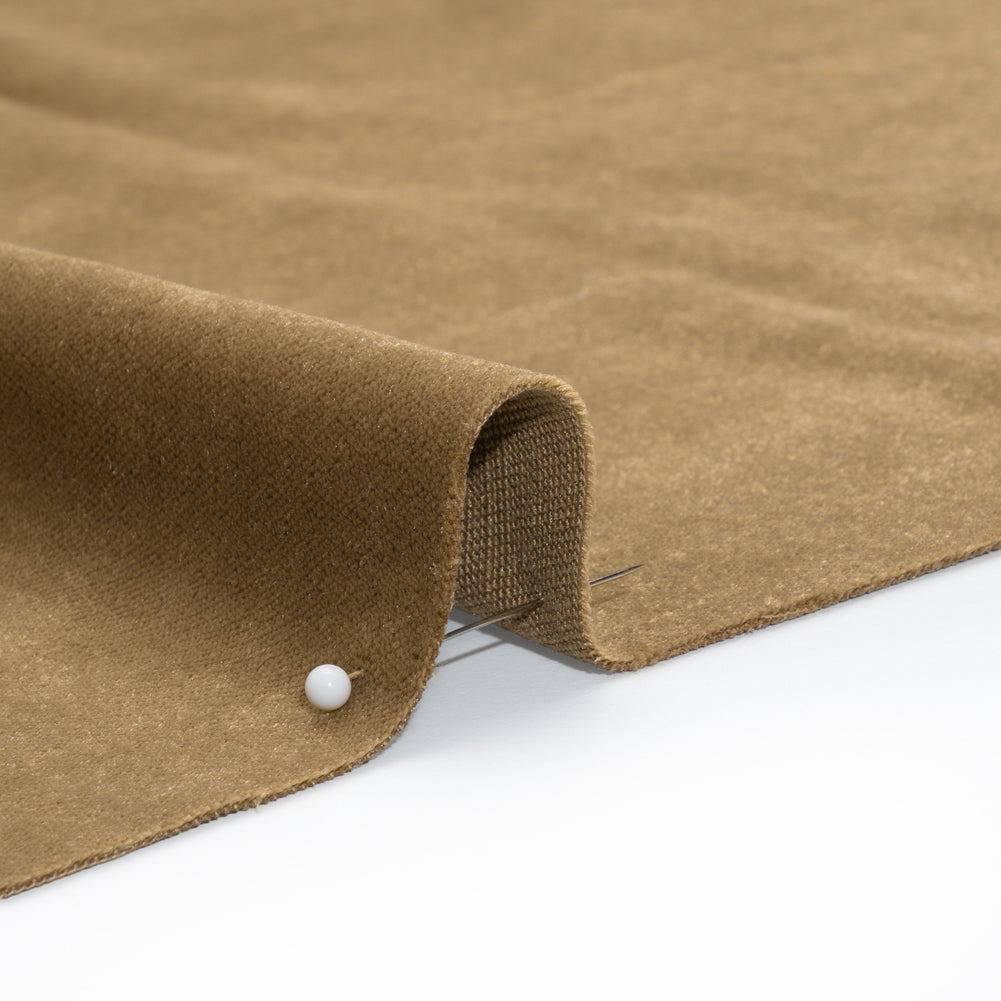 Low Pile Upholstery Velvet - Camel - Somerset Collection Detail Low Pile Upholstery Velvet - Camel - Somerset Collection Detail