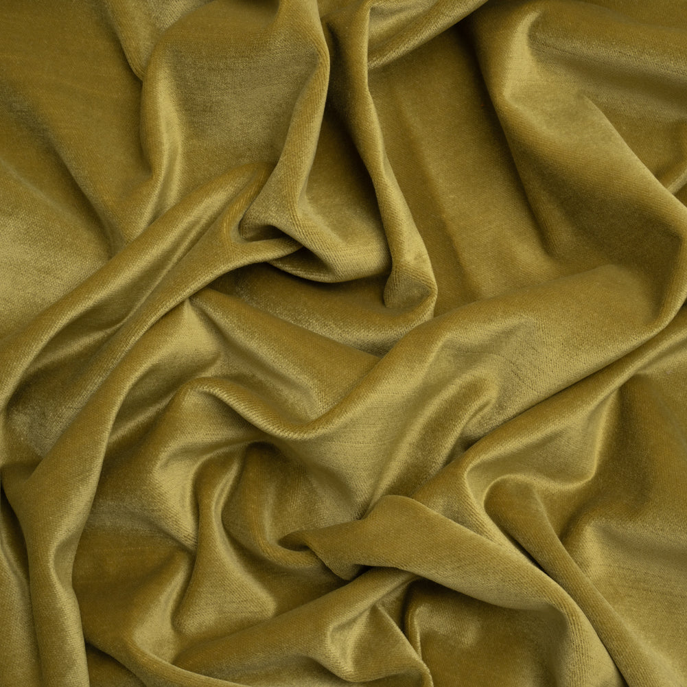 Low Pile Upholstery Velvet - Citron - Somerset Collection Low Pile Upholstery Velvet - Citron - Somerset Collection