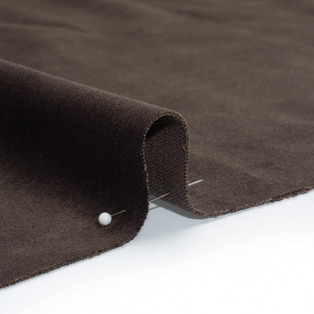 Low Pile Upholstery Velvet - Espresso - Somerset Collection Detail Low Pile Upholstery Velvet - Espresso - Somerset Collection Detail