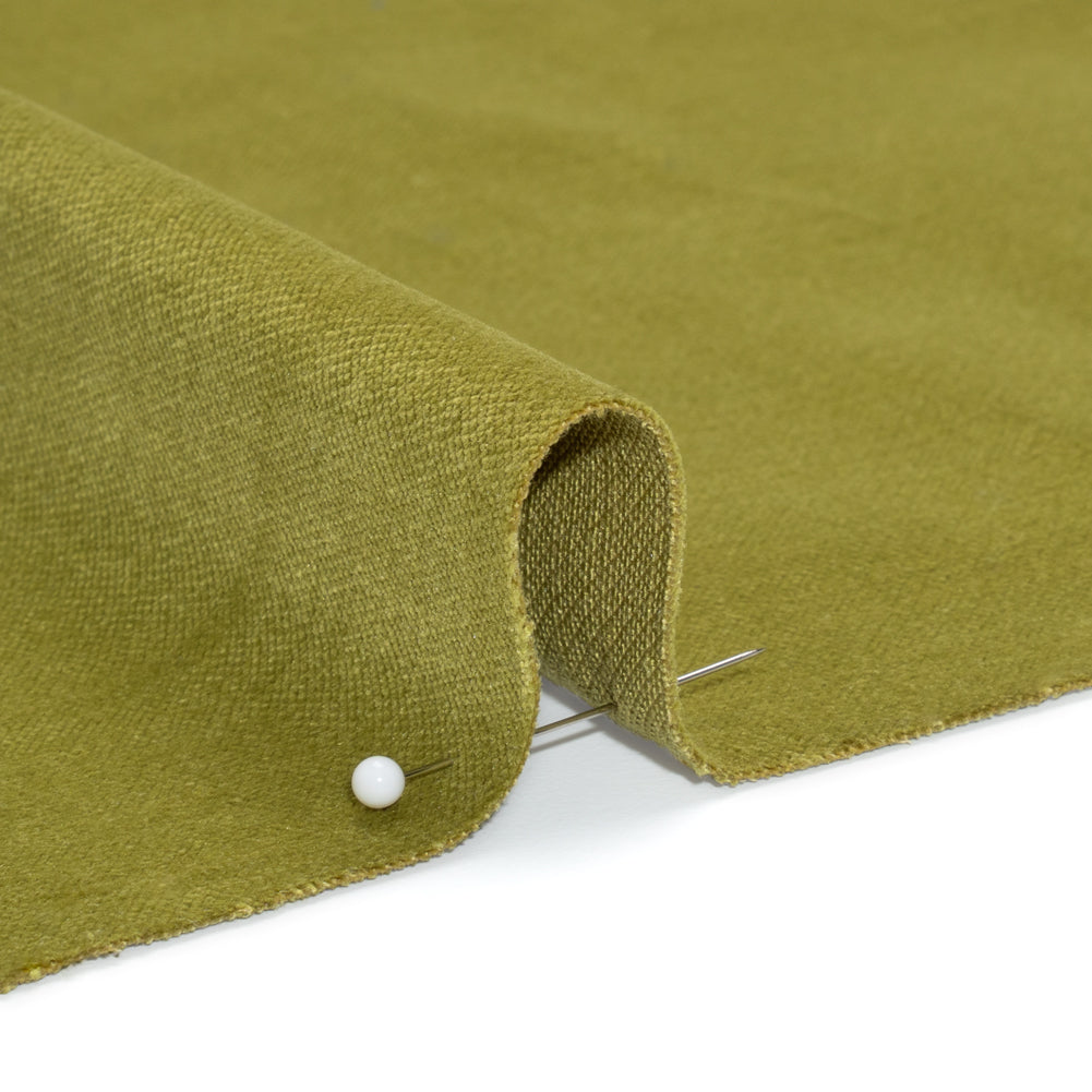 Low Pile Upholstery Velvet - Lime - Somerset Collection Detail Low Pile Upholstery Velvet - Lime - Somerset Collection Detail