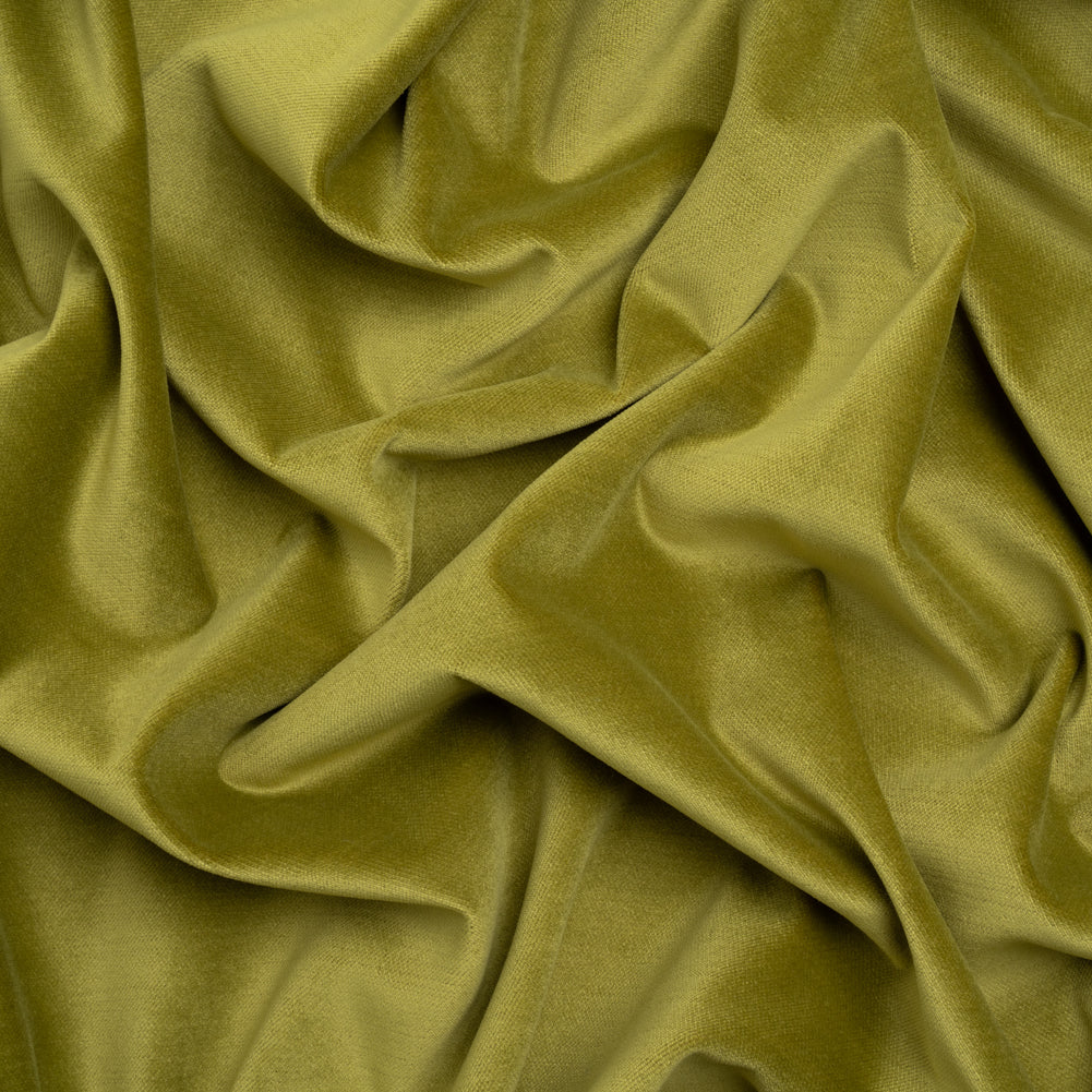 Low Pile Upholstery Velvet - Lime - Somerset Collection Low Pile Upholstery Velvet - Lime - Somerset Collection
