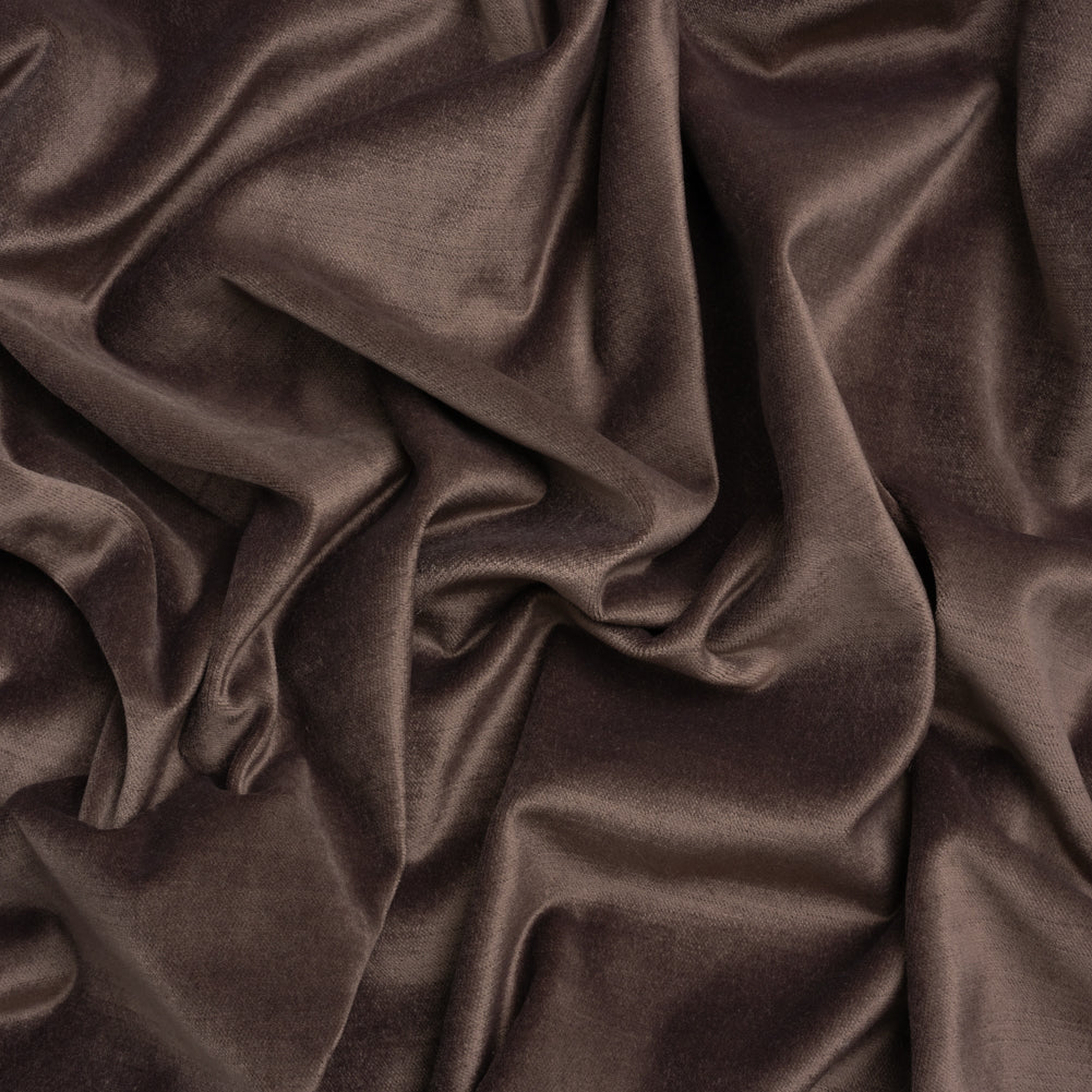 Low Pile Upholstery Velvet - Mocha - Somerset Collection Low Pile Upholstery Velvet - Mocha - Somerset Collection