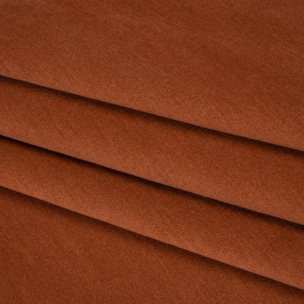 Wool and Cotton Upholstery Velveteen - Canyon - Dakota Collection - Folded Wool and Cotton Upholstery Velveteen - Canyon - Dakota Collection - Folded