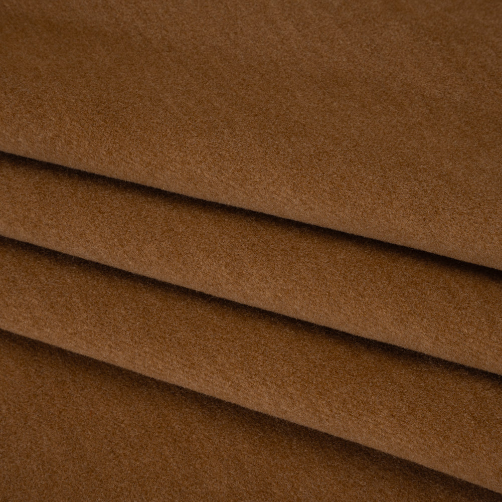 Wool and Cotton Upholstery Velveteen - Coin - Dakota Collection - Folded Wool and Cotton Upholstery Velveteen - Coin - Dakota Collection - Folded