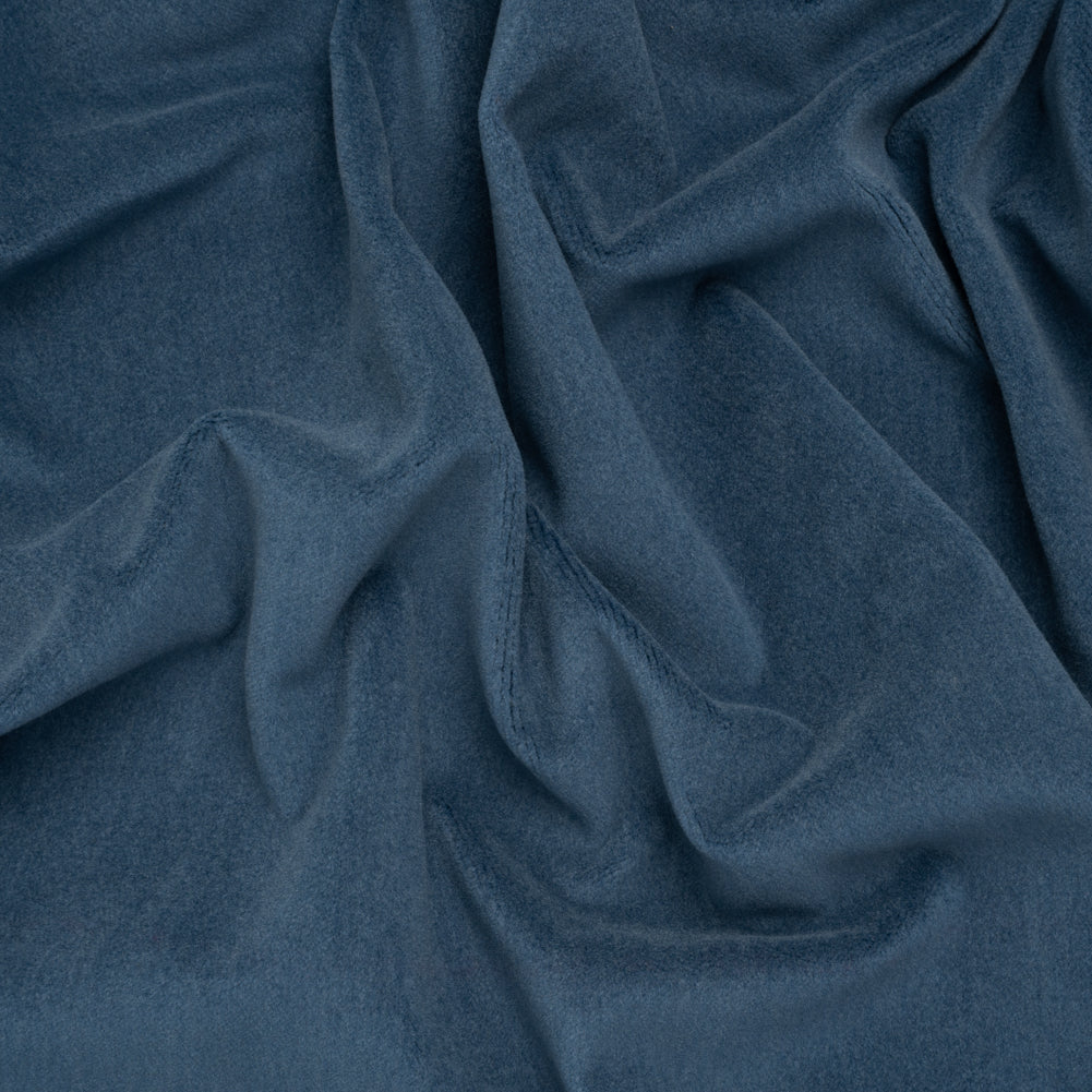 Wool and Cotton Upholstery Velveteen - Midnight - Dakota Collection Wool and Cotton Upholstery Velveteen - Midnight - Dakota Collection