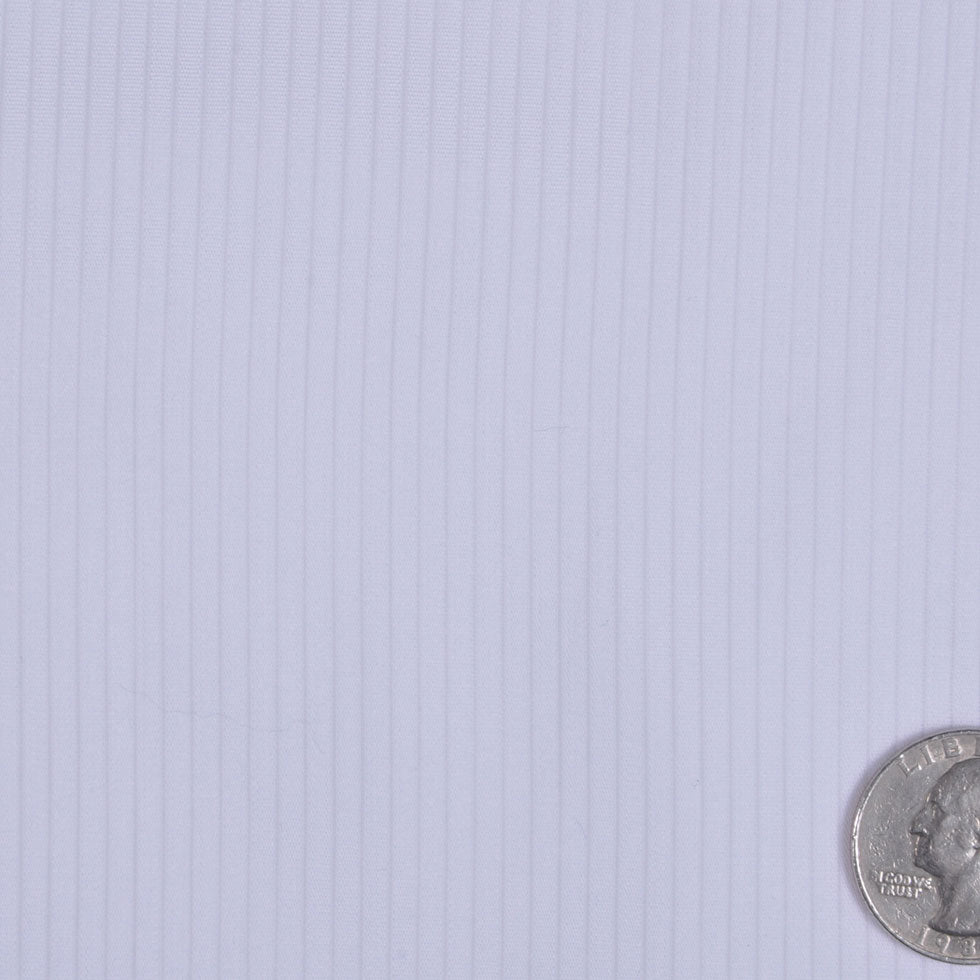 White Sheer Striped Cotton Shirting White Sheer Striped Cotton Shirting