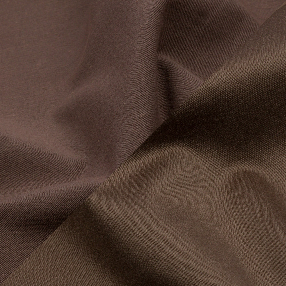 Taupe Double Faced Stretch Polyester Sateen and Twill Detail Taupe Double Faced Stretch Polyester Sateen and Twill Detail