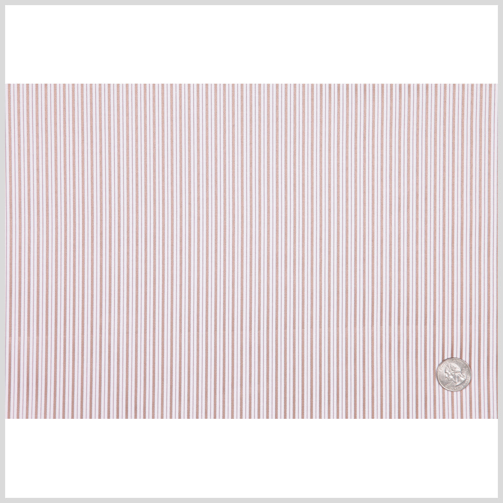 White/Beige/Red Striped Shirting Full White/Beige/Red Striped Shirting Full