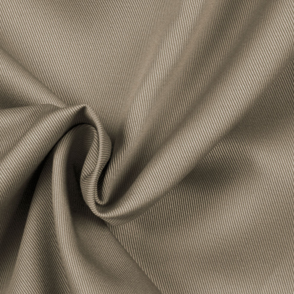 Organic Cotton Twill - Khaki - Stratton Collection - Detail Organic Cotton Twill - Khaki - Stratton Collection - Detail
