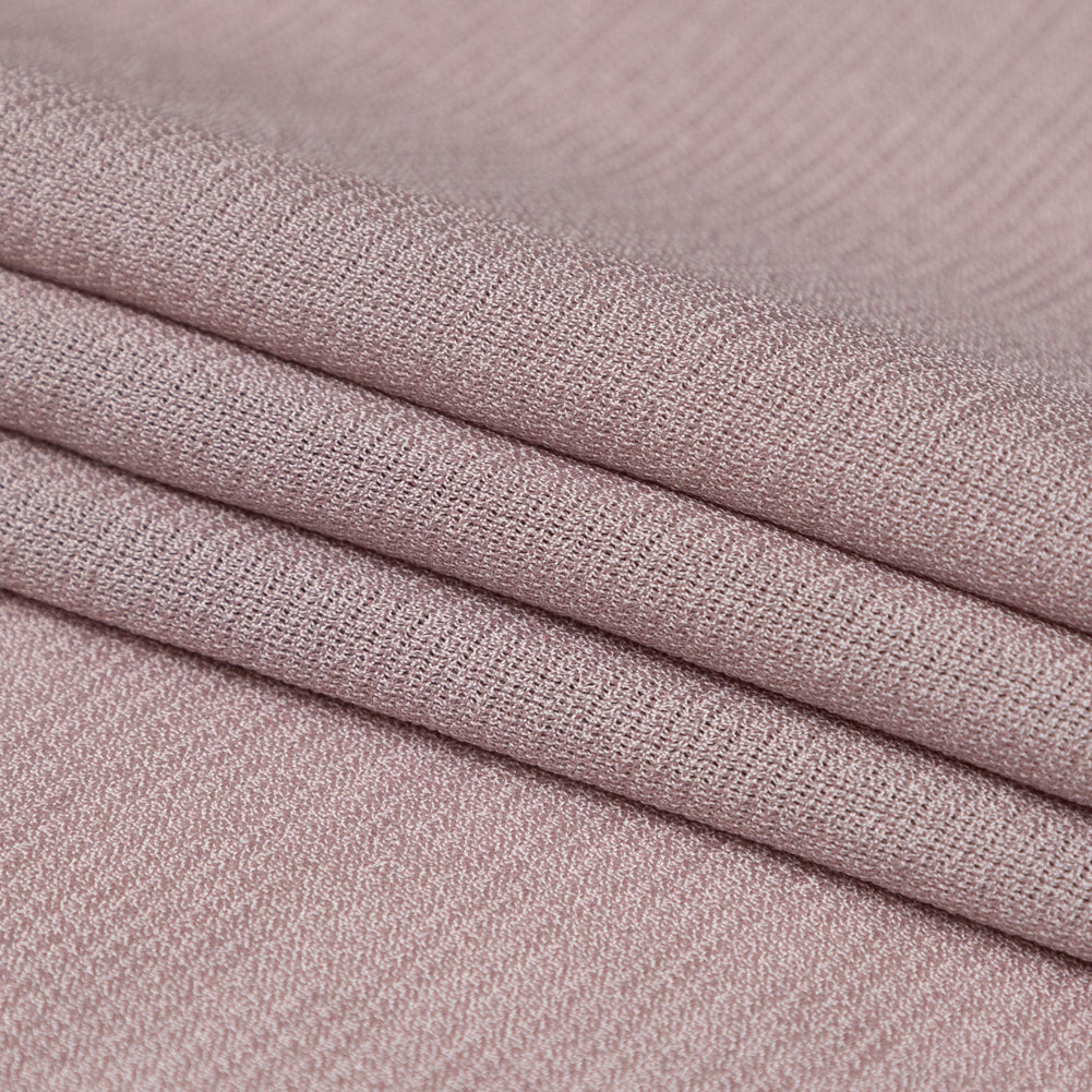 Italian Deauville Mauve Rayon and Acetate Tactile Woven Folded Italian Deauville Mauve Rayon and Acetate Tactile Woven Folded