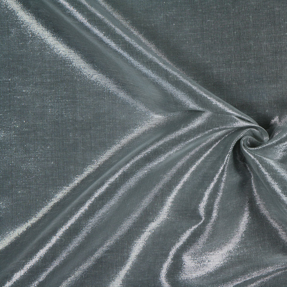 Metallic Silver Solid Lame & Metallic Metallic Silver Solid Lame & Metallic