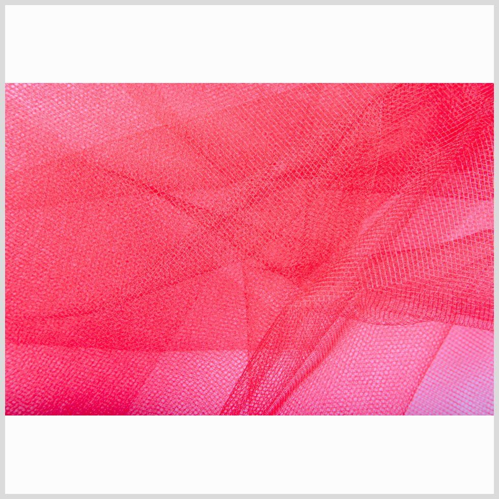 Diamond Net Nylon Tulle - Red - Kaitlyn Collection Full Diamond Net Nylon Tulle - Red - Kaitlyn Collection Full