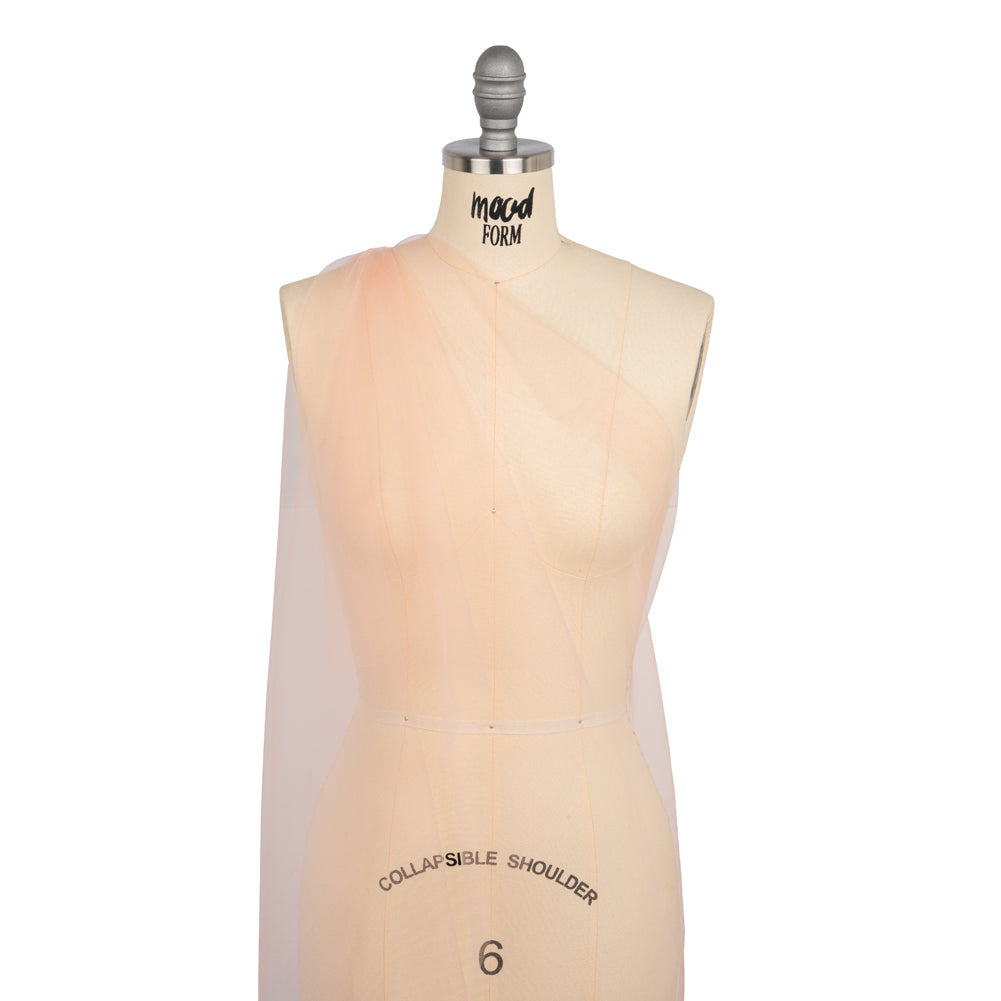 Nylon Tulle 108" - Peach - Pavlova Wide Collection - Drape Nylon Tulle 108" - Peach - Pavlova Wide Collection - Drape