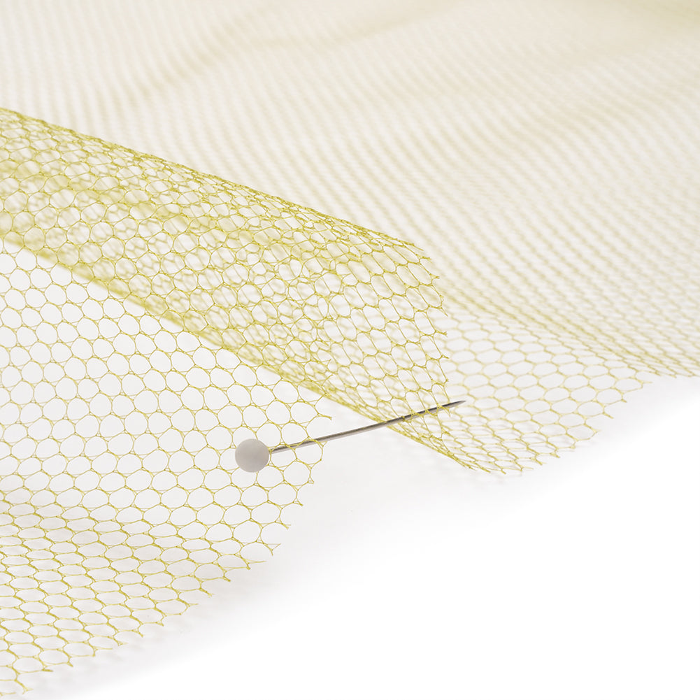 Nylon Net Tulle - Antique Gold - Gianna Collection Detail Nylon Net Tulle - Antique Gold - Gianna Collection Detail