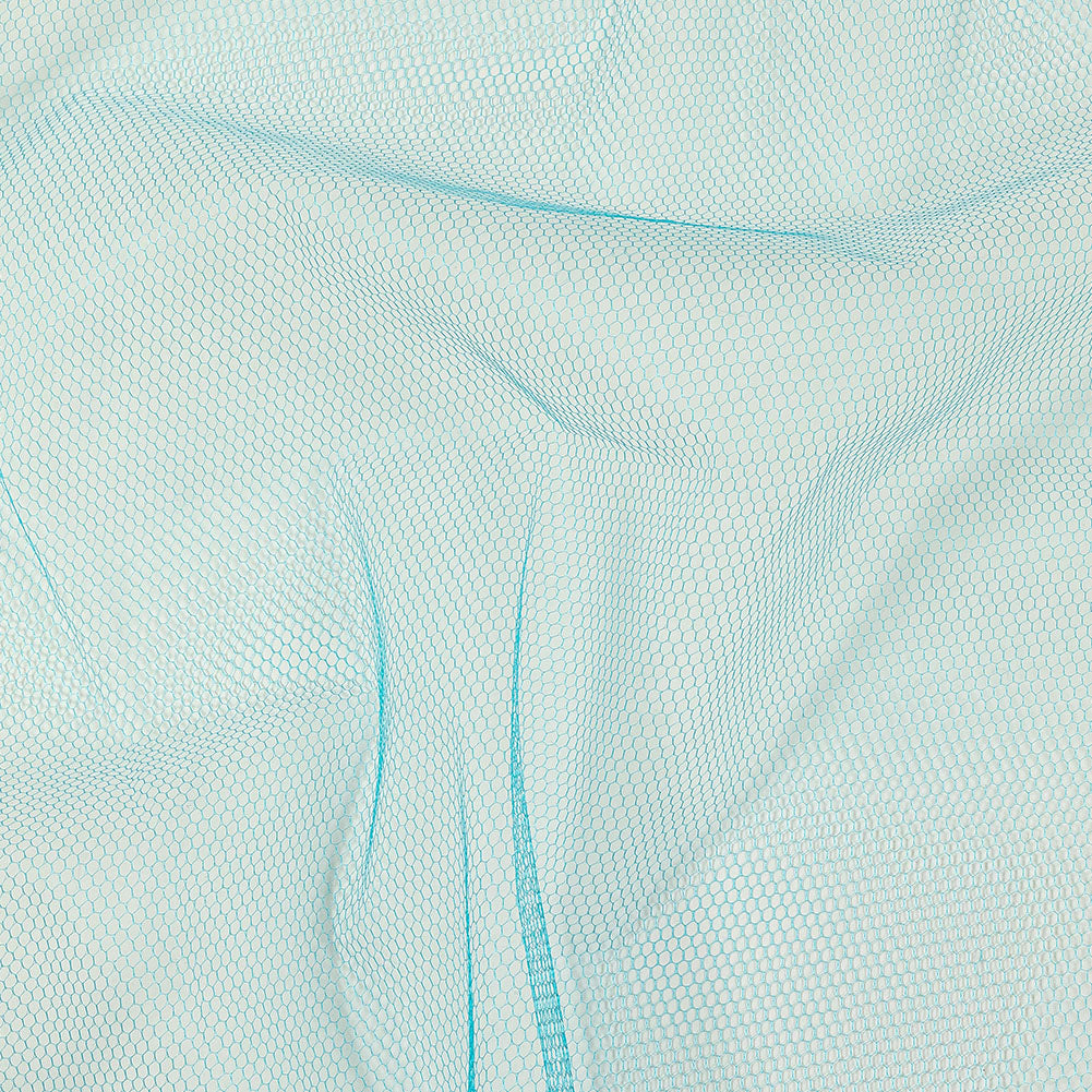 Nylon Net Tulle - Turquoise - Gianna Collection Nylon Net Tulle - Turquoise - Gianna Collection