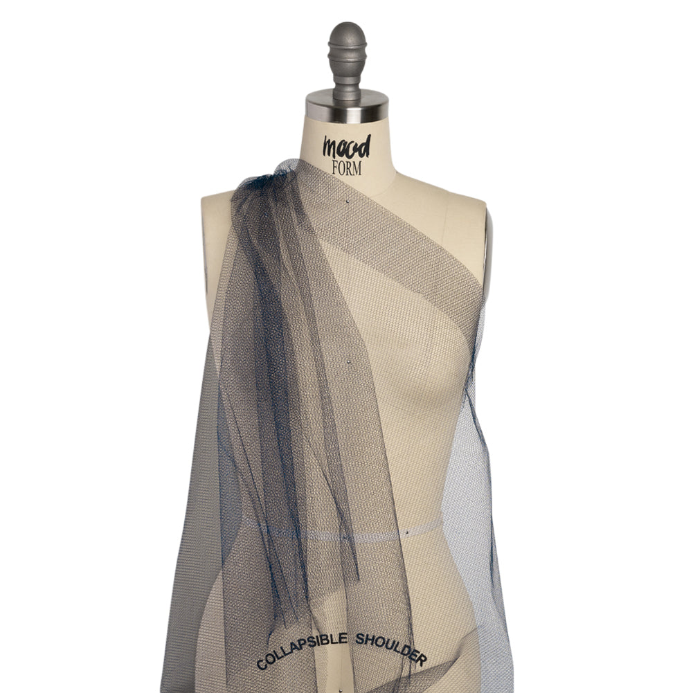 Nylon Net Tulle - Navy - Gianna Collection Drape Nylon Net Tulle - Navy - Gianna Collection Drape