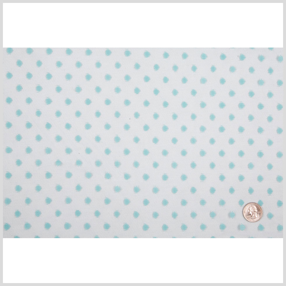 Polka Dots Tulle Crinoline - Seafoam Full Polka Dots Tulle Crinoline - Seafoam Full